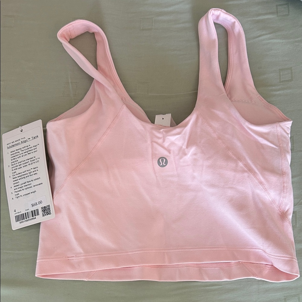 lululemon align tank in pink pearl color - Picture 6 of 6